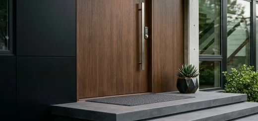 front door of house